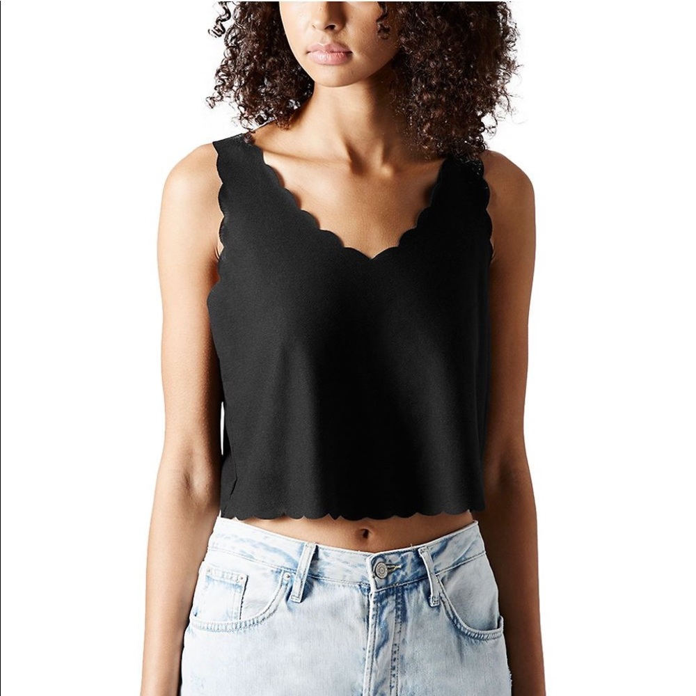 topshop scallop tank